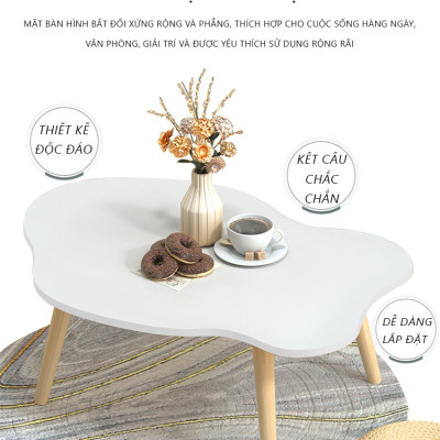 Bàn cafe mini họa tiết mây dễ thương thương hiệu IGA - GP255