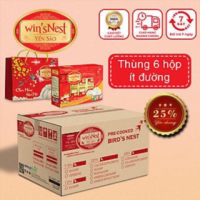 (Thùng 6 hộp) Yến sào wins