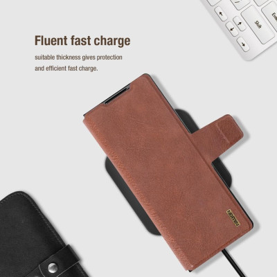 ỐP LƯNG cho SAMSUNG GALAXY Z FOLD 7 5G - Z FOLD 6 5G NILLKIN AOGE CÓ KHE GIỮ BÚT - Hàng chính hãng