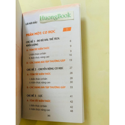 Sách - Sổ Tay Kiến Thức Vật Lí Trung Hoc Cơ Sở (MinhLong)