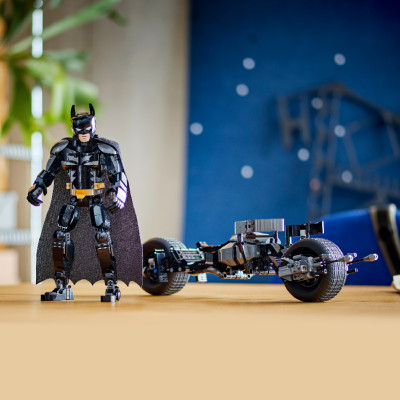 LEGO SUPERHEROES 76273 Đồ Chơi Lắp Ráp Mô Hình Người Dơi Và Siêu Xe Batpod (713 chi tiết)