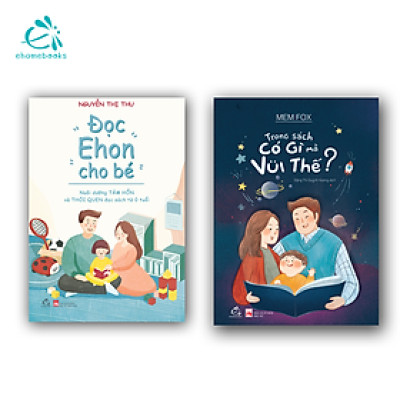 Sách Combo Nuôi dưỡng tình yêu đọc sách cho trẻ (2Q: Trong sách có gì mà vui thế + Đọc Ehon cho bé)