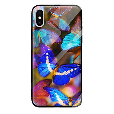 Ốp kính cường lực cho iPhone XS bướm 20 - Hàng chính hãng