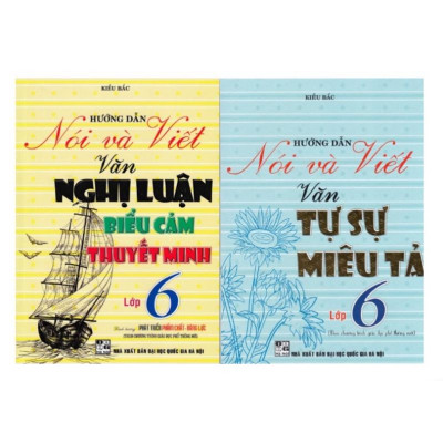 Sách - combo Bộ 2 cuốn hướng dẫn nói và viết ngữ văn lớp 6 (biên soạn theo chương trình gdpt mới)