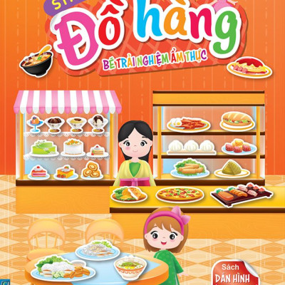 Sticker Trò Chơi Đồ Hàng - Dán Hình Siêu Vui Nhộn - Bé Trải Nghiệm Ẩm Thực