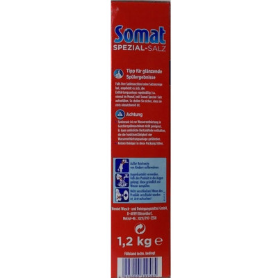 Combo 2 hộp muối rửa Bát - Ly Somat 1.2kg - Đức