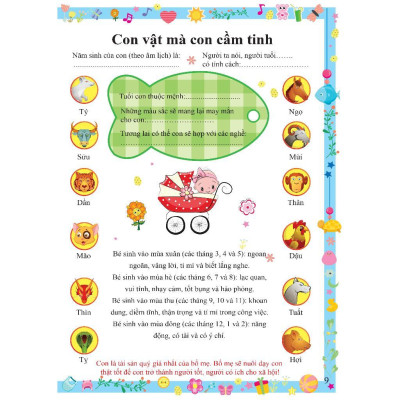 Sách - Nhật Ký 5 Năm Đầu Đời Của Bé - Bìa Cứng - Minh Thắng