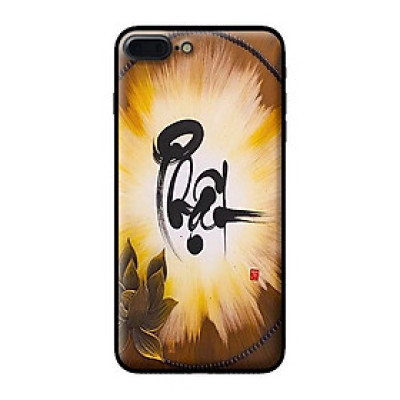 Ốp kính cường lực cho iPhone 8 Plus thư pháp 27 - Hàng chính hãng