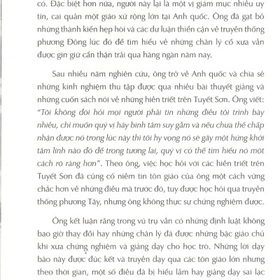 Trở Về Từ Xứ Tuyết – Cuốn Sách Tâm Linh Khai Mở Nội Tâm - Bìa mềm - Tác Giả Nguyên Phong - First News