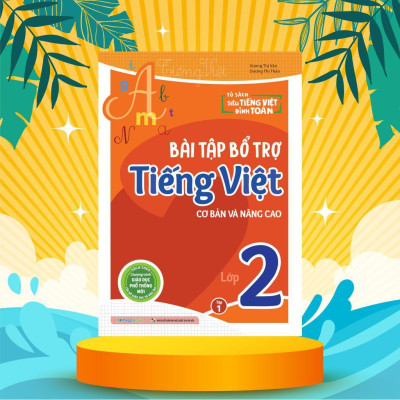 Sách - Bài Tập Bổ Trợ Tiếng Việt Cơ Bản Và Nâng Cao Lớp 2 - Combo 2 Tập - Megabook