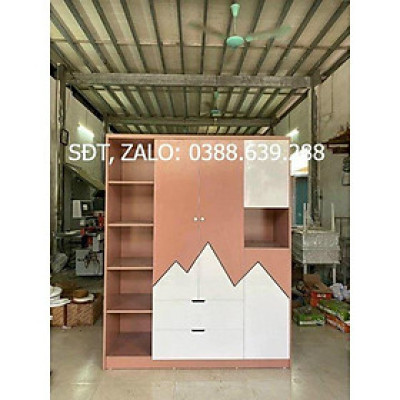 Tủ quần áo gỗ MDF hiện đại
