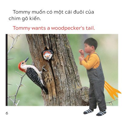 Song Ngữ Việt Anh - Khám Phá Thế Giới - Tommy Muốn Có Một Cái Đuôi - Tommy Wants A Tail