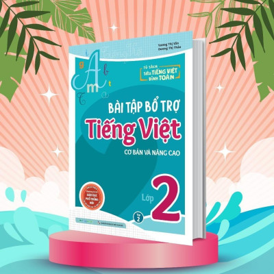 Sách - Bài Tập Bổ Trợ Tiếng Việt Cơ Bản Và Nâng Cao Lớp 2 - Combo 2 Tập - Megabook
