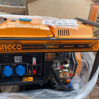 MÁY PHÁT ĐIỆN ĐỘNG CƠ DẦU 3.0KVA (4 THÌ, OHV, 13HP) INGCO GDE30001- HÀNG CHÍNH HÃNG