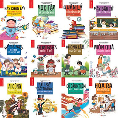 Sách - Kỹ Năng Sống Dành Cho Học Sinh - Trọn Bộ 12 Cuốn - Khang Việt Book
