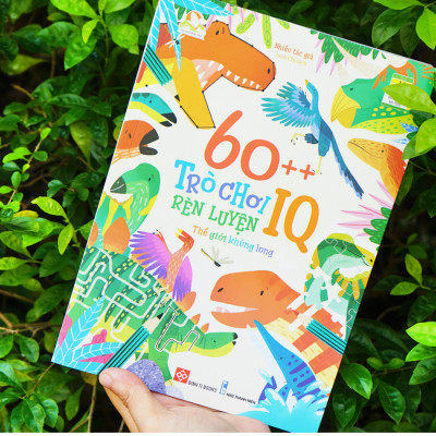 Sách-60++ trò chơi rèn luyện IQ: Thế giới khủng long - Đinh Tị Books