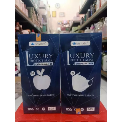 Hộp 30 cái Khẩu Trang 4D Luxury Protect Sen Việt