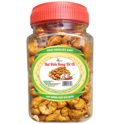 COMBO 4 HŨ HẠT ĐIỀU RANG TỎI ỚT HIỆU SKFOOD- MỖI HŨ 200g