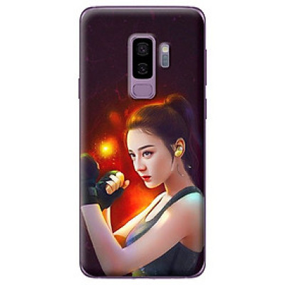 Ốp lưng cho Samsung Galaxy S9 Plus GIRL BOXING 1 - Hàng chính hãng
