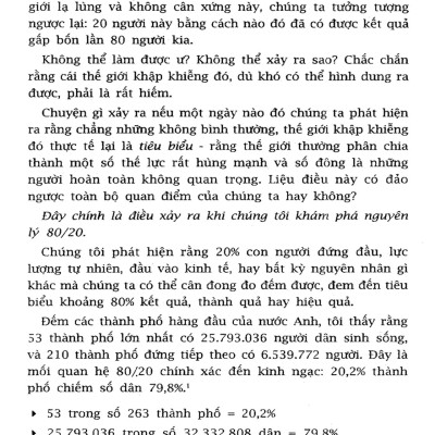 Sống Theo Phương Thức 80/20 _TRE