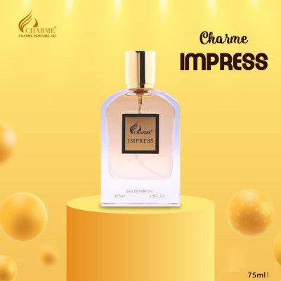 Nước hoa nam thơm lâu, Charme Impress, hương thơm quyến rũ, lôi cuốn, khơi gợi sự nam tính, lịch lãm, 75ml