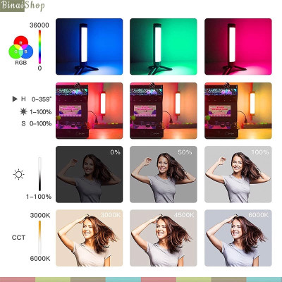 LUXCEO P200 RGB - Đèn LED Mini Hỗ Trợ Quay Tik tok, Youtube, Review Sản Phẩm, Chống Nước IP67