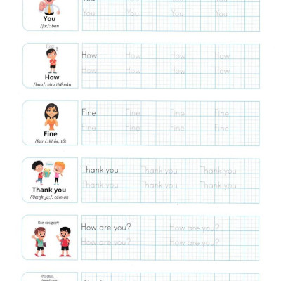 Luyện Viết Chữ Từ Vựng Tiếng Anh Theo Chương Trình Sách Giáo Khoa 3 (MEGABOOK)