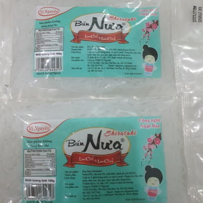 Combo 7 Gói Bún Nưa Vị Nguyên Das Keto 240g