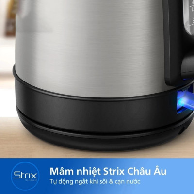 Ấm Đun Nước Philips 1.7L HD9350/90, công suất 2000w | Hàng Chính Hãng