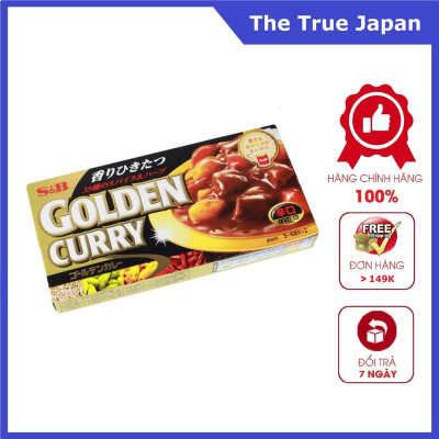 Viên nấu cà ri S&B Foods Golden Curry 198g Nhật Bản