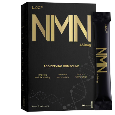 BỘT HÒA TAN TĂNG CƯỜNG NAD+ CHỐNG LÃO HÓA LAC NMN 450MG (1.5G x 30 GÓI)