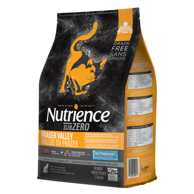 Thức Ăn Hạt Cho Mèo Nutrience Subzero Bao 5kg - Thịt Gà, Cá Hồi, Cá Tuyết, Rau Củ, Trái Cây Tự Nhiên