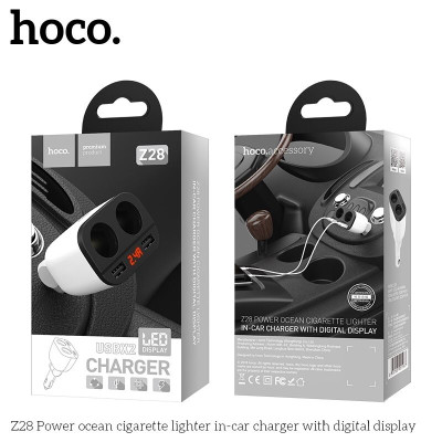 Tẩu sạc nhanh cao cấp 4 trong 1 dành cho xe hơi, xe ô tô OLAPLE UC206 plus - Hàng nhập khẩu
