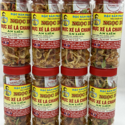 Đặc sản Phan Thiết - Mực Xé Lá Chanh Gói 50 Gram Sản Phẩm Trải Nghiệm Đã Chế Biến Ăn Liền Ngon Ơi Là Ngon. Hạn Sử Dụng 12 Tháng Kể Từ Ngày Đặt Hàng - OCOP 4 Sao