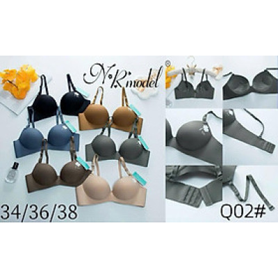 Combo 3 áo cao cấp, thiết kế độc quyền, họa tiết cỏ 4 lá, không gọng, nâng đẩy 2,5p