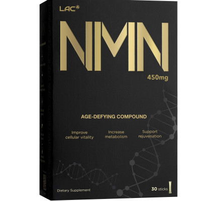 BỘT HÒA TAN TĂNG CƯỜNG NAD+ CHỐNG LÃO HÓA LAC NMN 450MG (1.5G x 30 GÓI)