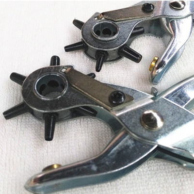 Dụng Cụ Bấm Lỗ Dây Nịt 6 Đầu Bấm - Hàng Chính Hãng