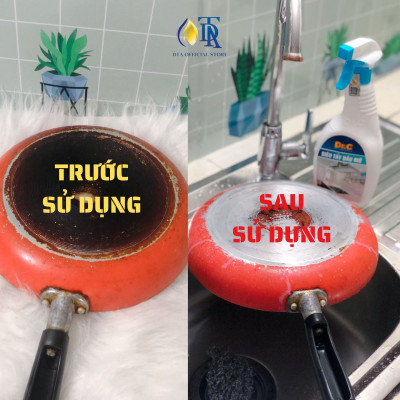 Combo Nước Lau Bếp Đa Năng,Tẩy Xoong Nồi Siêu Sạch,Tẩy Dầu Mỡ Nhà Bếp+Nước Lau Kính Siêu Sạch Dr.C