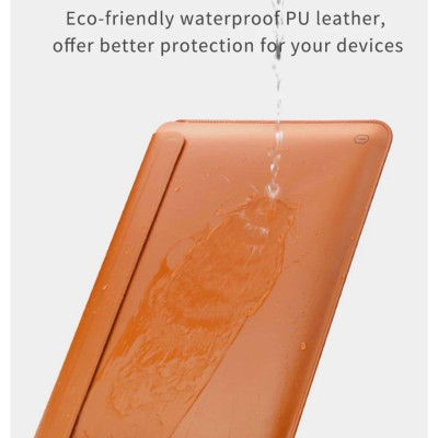 Bao Da Skin Pro Slim Stand Sleeve Dành Cho Macbook Chất Liệu Da PU Mịn, Nắp Từ Tính Có Chân Đế Có Thể Tự Điều Chỉnh - Hàng Chính Hãng