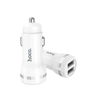 Tẩu sạc 2 cổng 2.4A trên xe hơi Hoco Z27 - Chính hãng