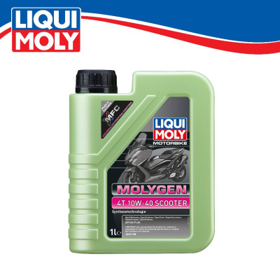 Dầu nhớt tổng hợp chuyên dụng cho xe tay ga Molygen Liqui Moly 1L 10W40 21719 - Tặng kèm 1 khăn lau chuyên dụng 3M màu ngẫu nhiên