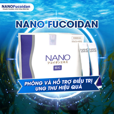 Thực phẩm chức năng Kanehide Bio Fucoidan Nano 30 gói - Phòng và hỗ trợ điều trị ung thư