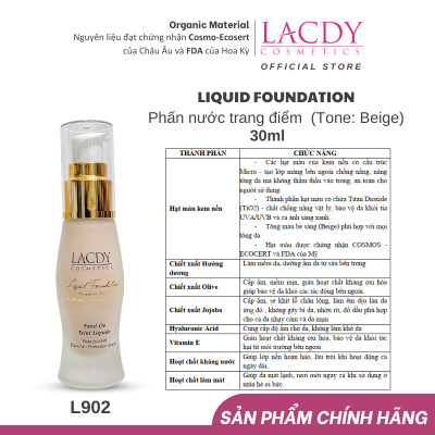 Kem nền dạng lỏng - L902 LIQUID FOUNDATION 30ml
