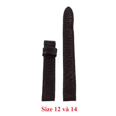 Dây đồng hồ da bò nhiều size màu nâu đen HC8112-26-40