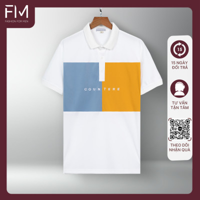Áo thun polo nam, phong cách trẻ trung, lịch lãm, phù hợp tham gia các bữa tiệc - FORMEN SHOP - FMPS187