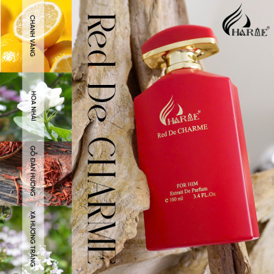 Nước Hoa Nam Charme Red De Charme 100ml Chính Hãng, Nam Tính Lịch Lãm