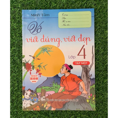Combo Vở viết đúng, viết đẹp lớp 4 (tập 1 + 2) - dùng chung cho các bộ sgk hiện hành (HA-MK)
