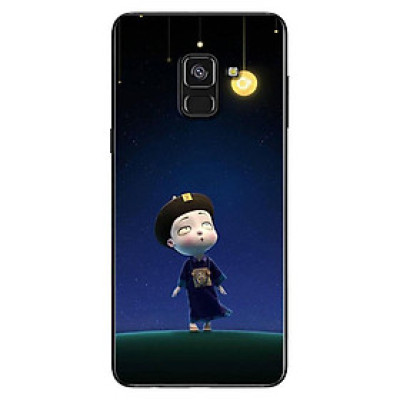 Ốp Lưng Dành Cho Samsung Galaxy A8 2018 - Mẫu Cương Thi Nhìn Trăng