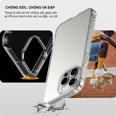Ốp lưng dẻo cho iPhone 15 Pro Max | 15Pro hiệu TOTU – Hàng chính hãng