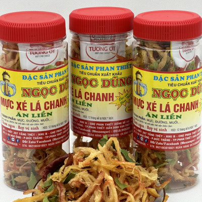 Đặc sản Phan Thiết - Mực Xé Lá Chanh Gói 50 Gram Sản Phẩm Trải Nghiệm Đã Chế Biến Ăn Liền Ngon Ơi Là Ngon. Hạn Sử Dụng 12 Tháng Kể Từ Ngày Đặt Hàng - OCOP 4 Sao